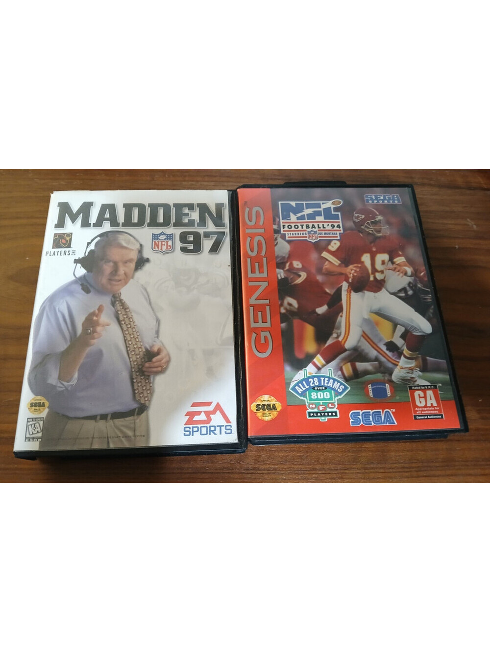 Madden 97 & NFL Football '94 Starring Joe Montana (Sega Genesis) Bundle